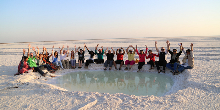 picture of a centennial college GCELE group in india